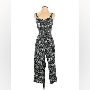 Ann Taylor LOFT Outlet Women Black Jumpsuit L Petites